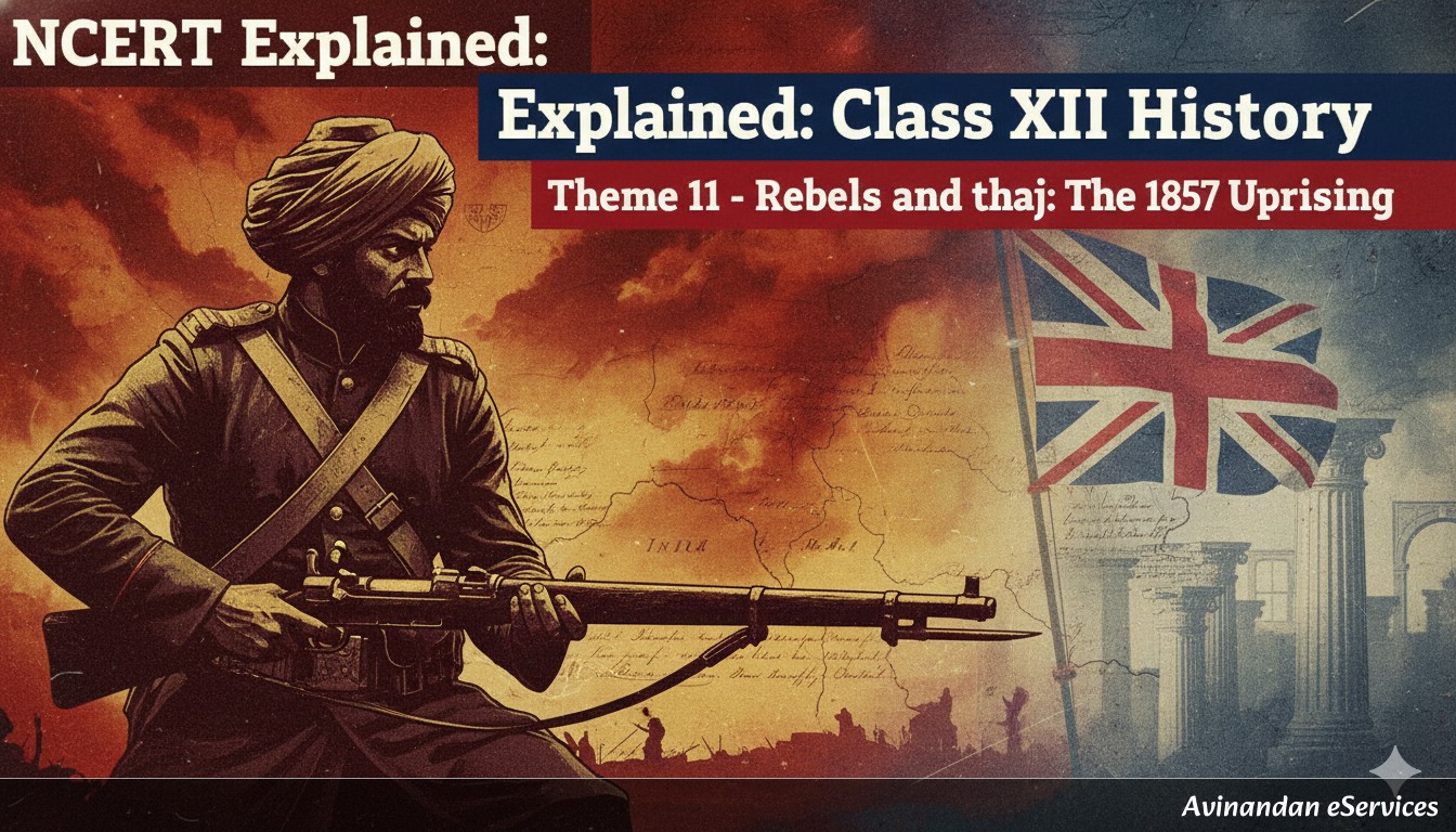 NCERT Explained: Class XII History, Theme 11 - Rebels and the Raj: The 1857 Uprising