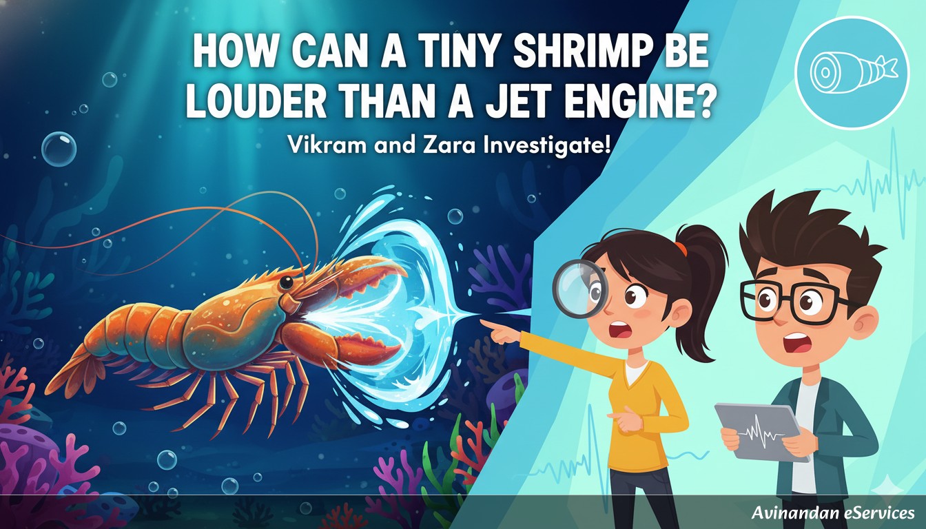 How Can a Tiny Shrimp Be Louder Than a Jet Engine?: Vikram and Zara Investigate!