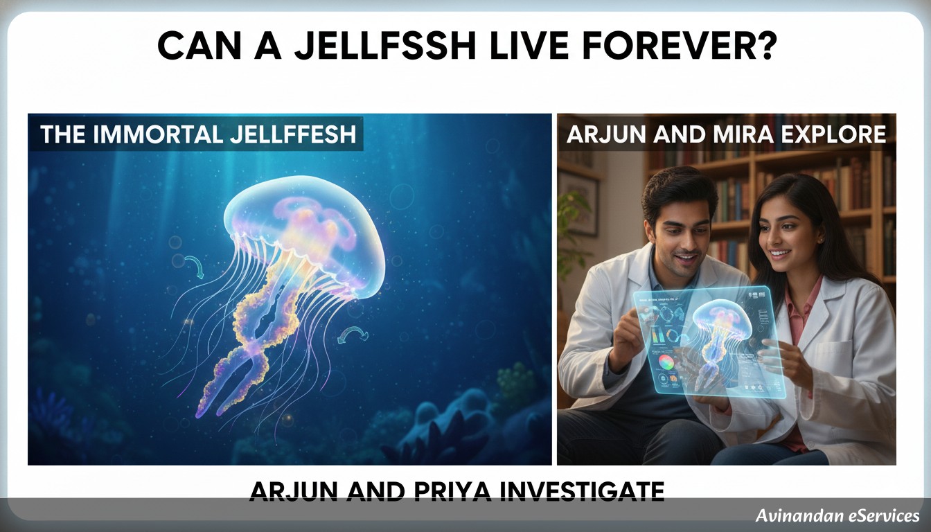Can a Jellyfish Live Forever?: Arjun and Mira Explore the Immortal Jellyfish